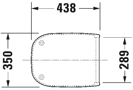 Duravit 67390099 - WC sedátko SoftClose D-CODE 35 x 43,8 cm biele