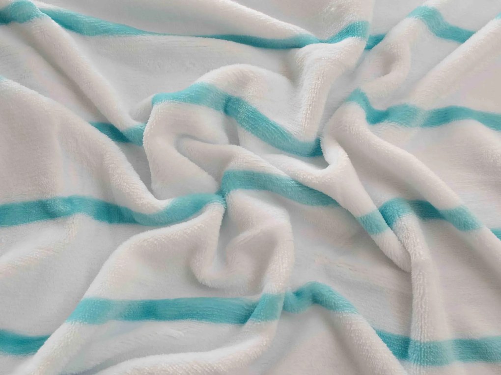 Obliečka na vankúš mikroplyš 70 × 90 cm - Kamala mentolová