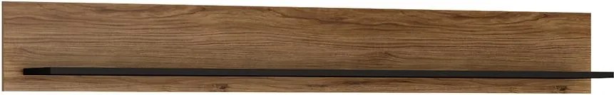 Polička Brolo BROP01 dub catania/čierna perla