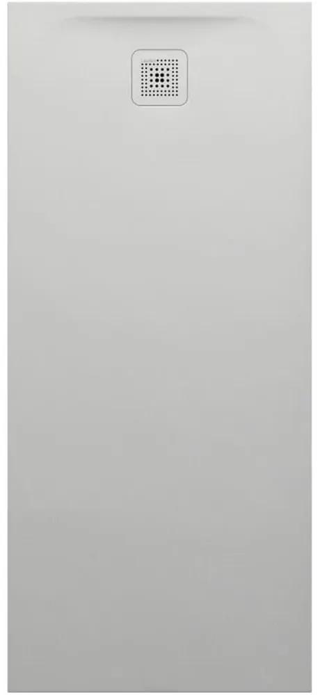 LAUFEN Pro obdĺžniková sprchová vanička z materiálu Marbond, odtok na kratšej strane, 1600 x 700 x 42 mm, svetlá šedá, H2139540770001