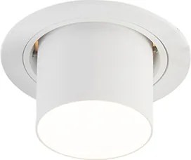 Moderné zapustené bodové svetlo okrúhle biele naklápateľné - Installa