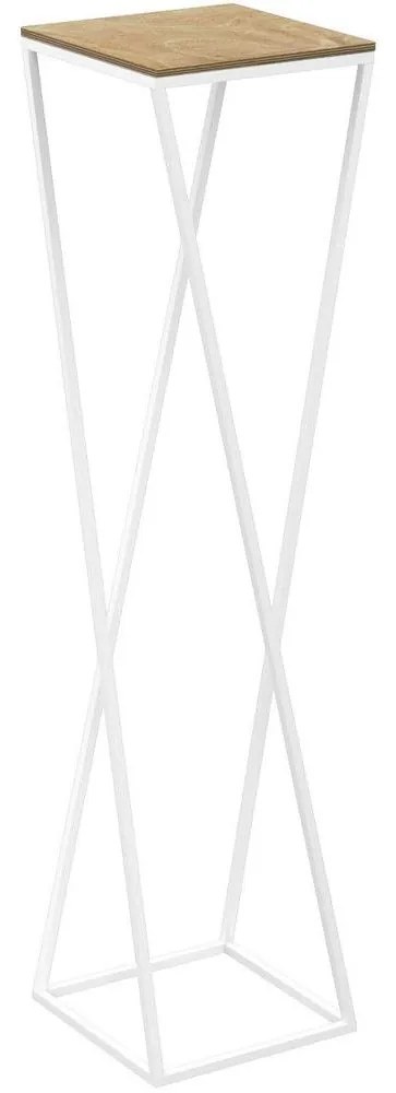 Luminex Stojan na kvety 100x24 cm biela 804