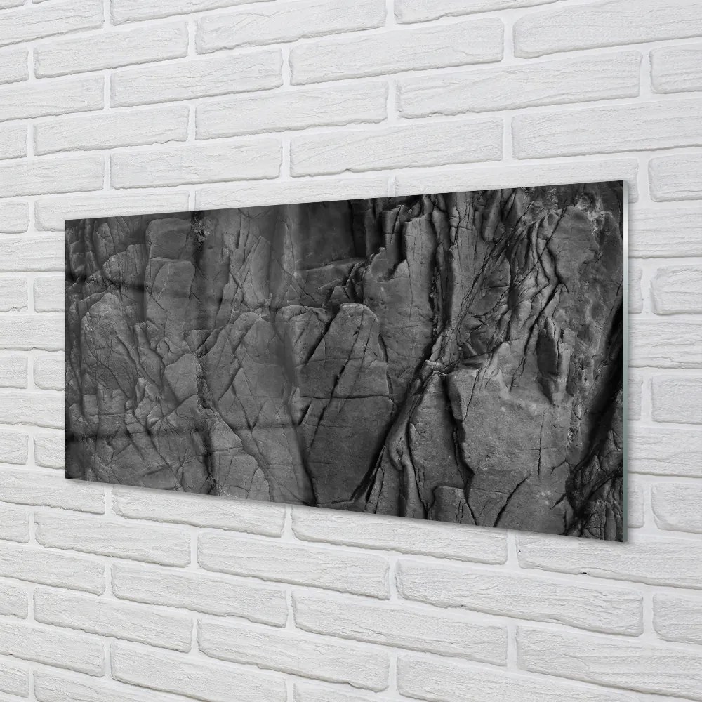 Sklenený obklad do kuchyne Kameň štruktúra abstrakcie 120x60 cm