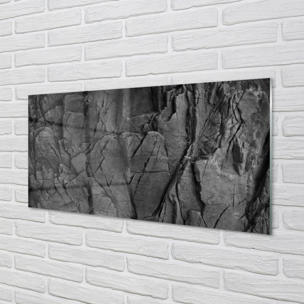 Sklenený obklad do kuchyne Kameň štruktúra abstrakcie 140x70 cm