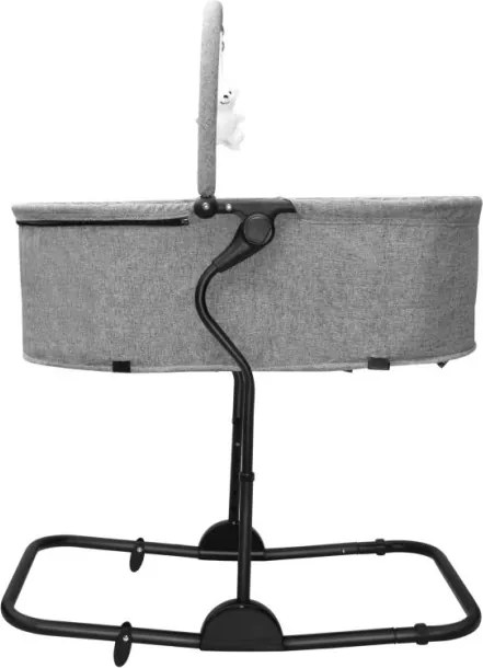 Detské hojdacie kreslo 4v1 Moon 35 sivé