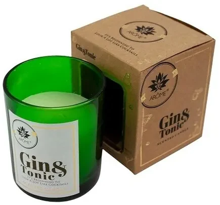 Arome Vonná sviečka v skle Gin & Tonic, 125 g