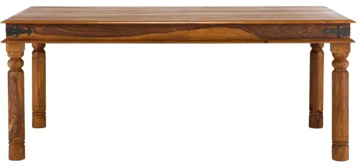 furniture-nabytek.cz - Masívna jedálenská súprava Merlin I z palisandra, lakovaná, hnedá – stôl 150x90 cm + 6 stoličiek