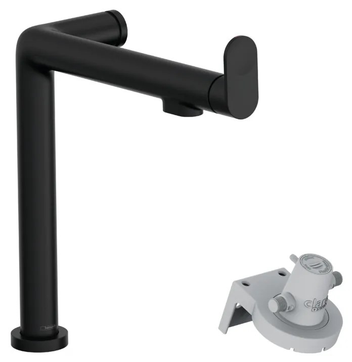 Hansgrohe Aqittura M91 - FilterSystem 240, 1jet, čierna matná 76804670