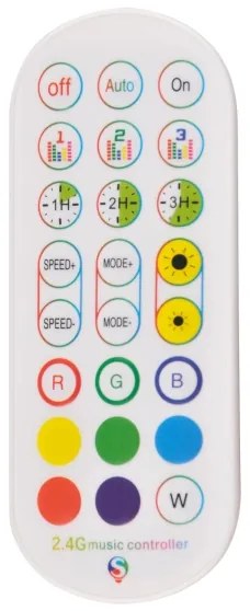 LED RGBW Stojacia lampa MAGICAL LED/7W/230V + diaľkové ovládanie