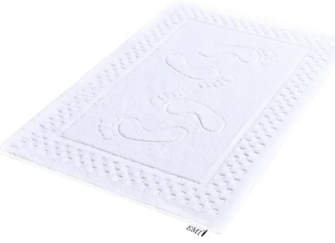 Kúpeľňový koberec biely EMI