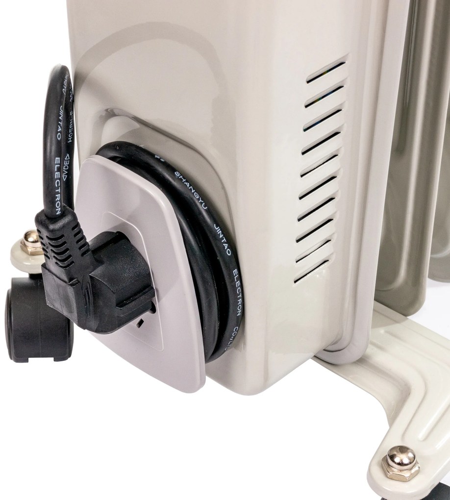 Elektrický olejový radiátor NB-1001 1500 W - biela