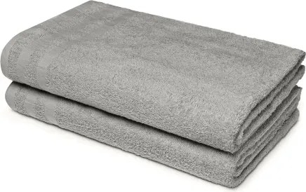 Osuška Miami 70x140 cm, strieborná%