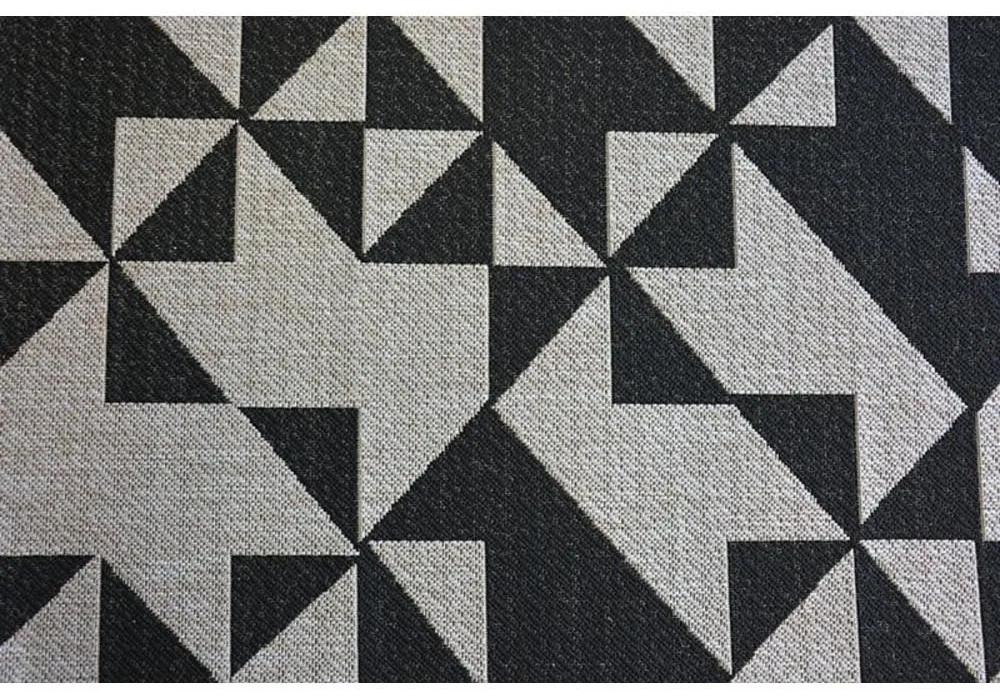Kusový koberec Orland čierny 80x150cm