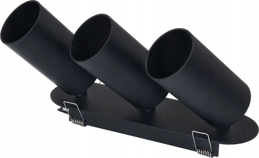 BERGE LED svietidlo 3xGU10 bodové - čierne