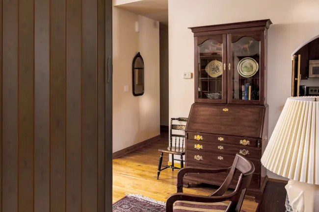 Skladacie dvere 001P hnedé matné G 100 cm