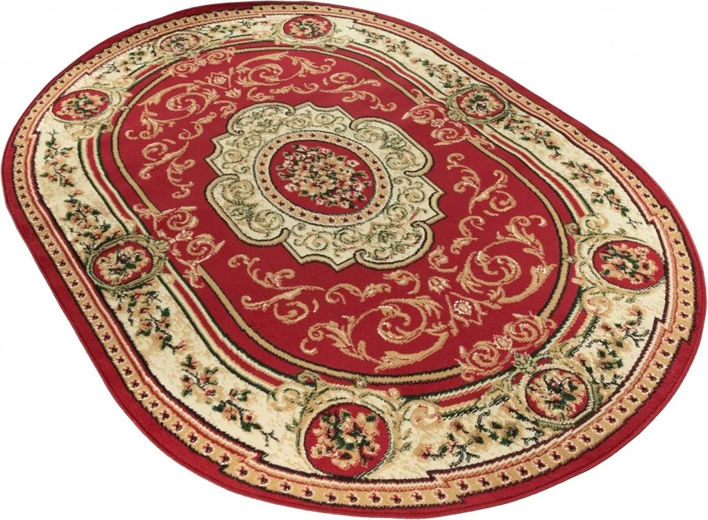 TA Koberec F744A ČERVENÝ ATLAS PP OV Rozmer: 180x250 cm