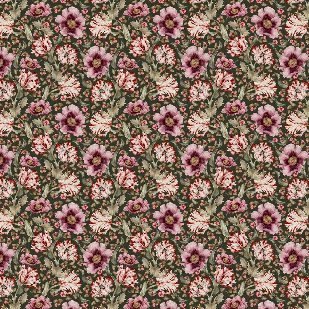 Tapeta tmavé kvety 280×50 cm