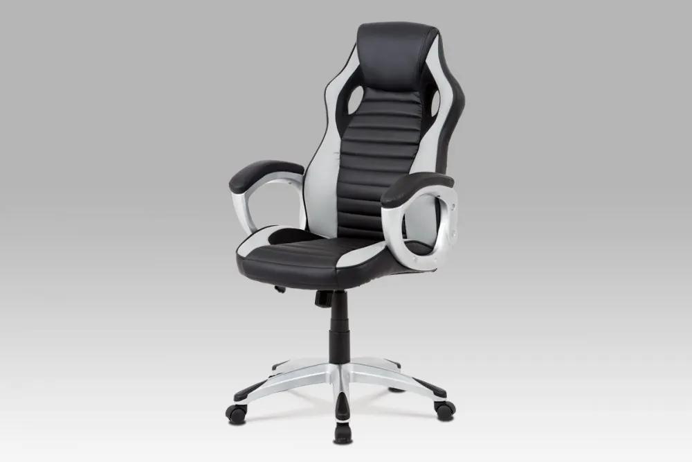 Kancelárska stolička KA-V507 GREY šedá-čierna Autronic