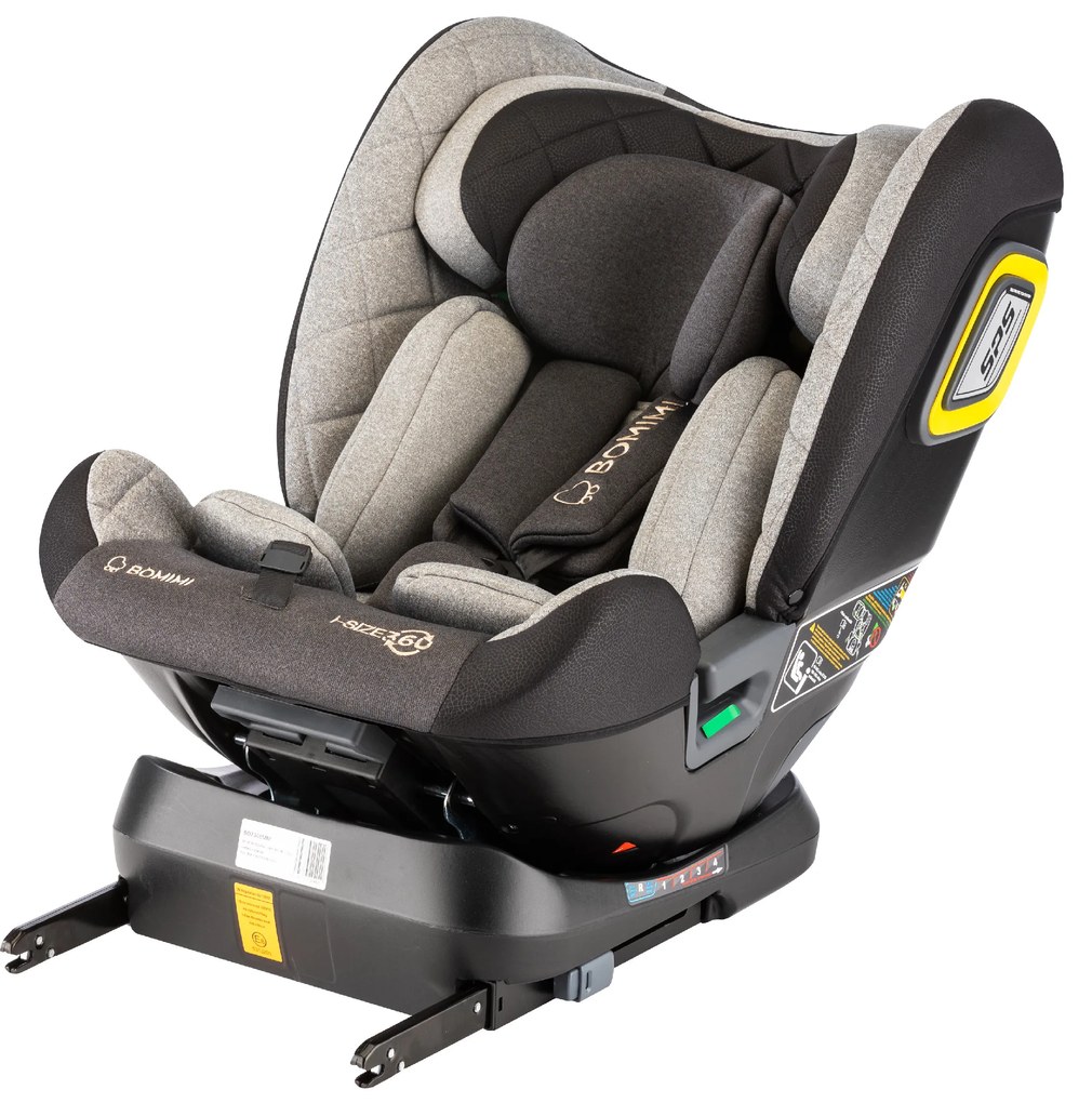 Bomimi autosedačka IDEAfix i-size 360° 40-150, metalic melange