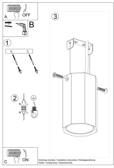 Sollux SL.1033 - Bodové svietidlo ZEKE 1xGU10/40W/230V 10 cm dub