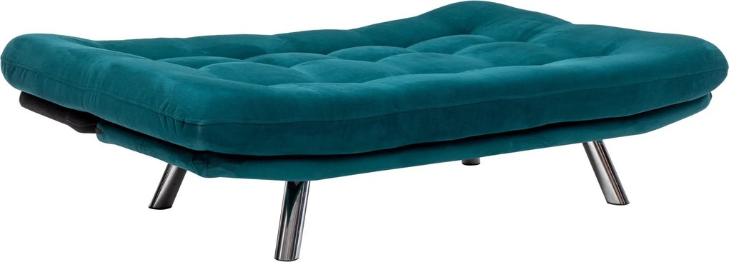 Třímístná rozkládací pohovka Misa Small 175 cm petrolejová