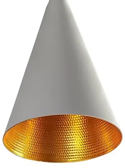 Dizajnový luster Vita biele/zlaté