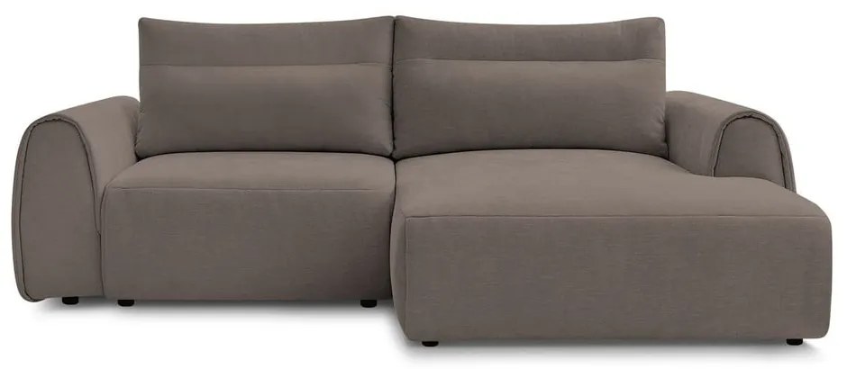 Hnedá rohová pohovka Aden – Bobochic Paris