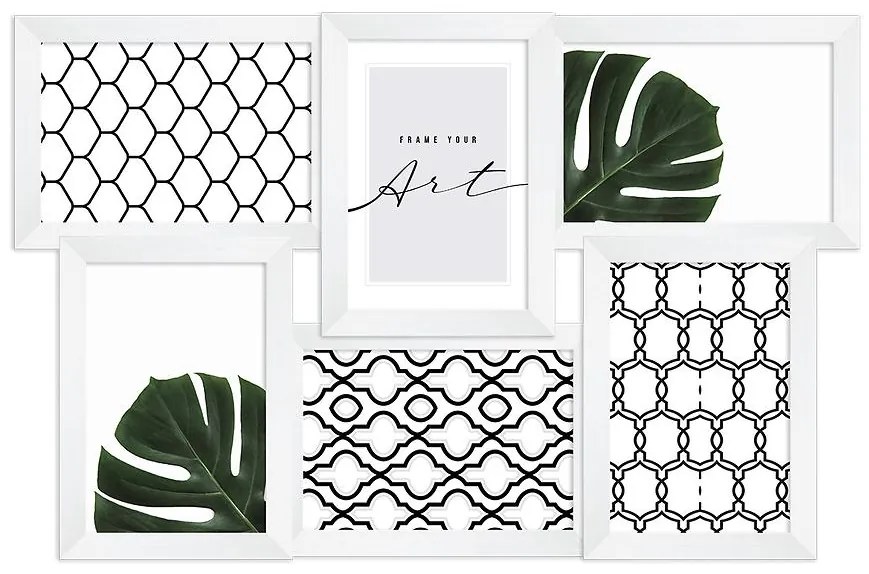 Fotorám 194 plexi/biely