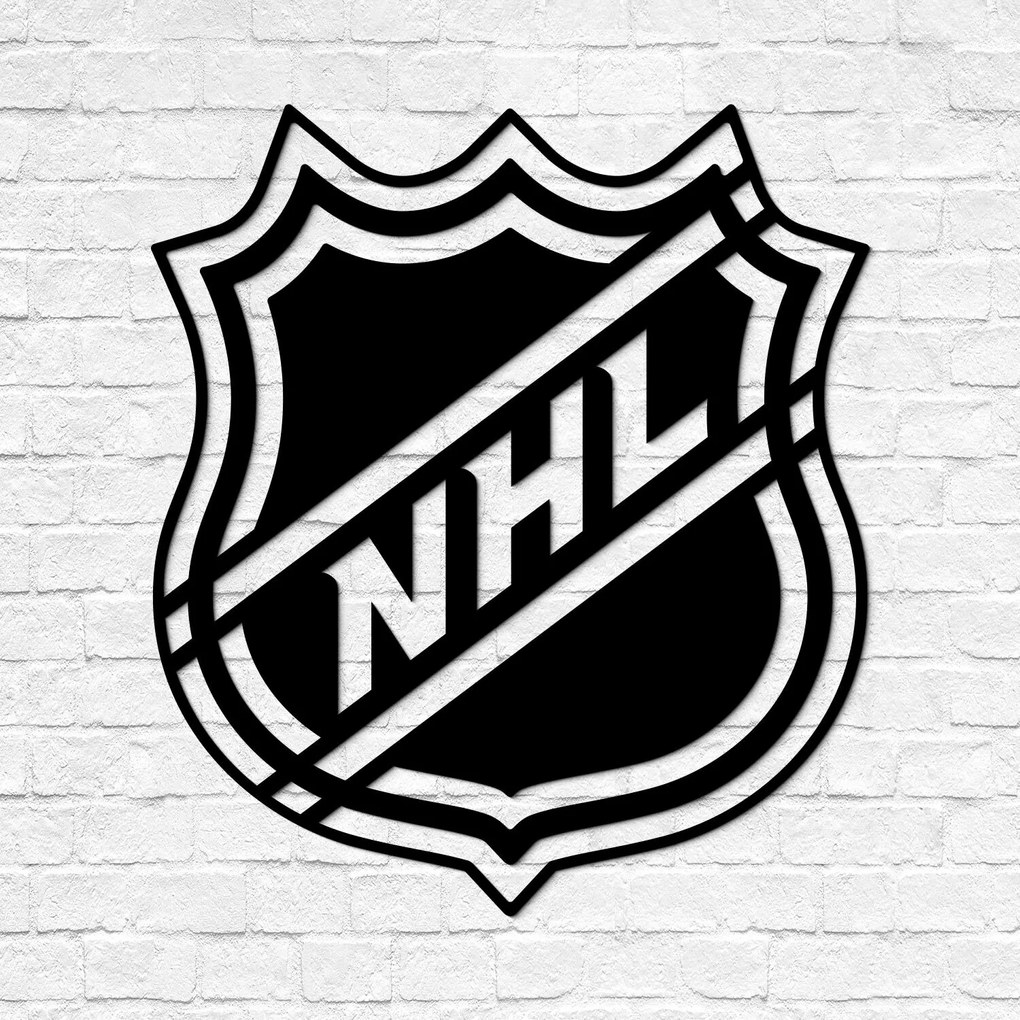 DUBLEZ | Drevené hokejové logo na stenu - NHL