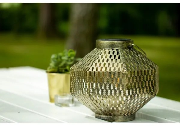 LED Solárne svietidlo LAURA 1xE27/1,2V 300 mAh IP44