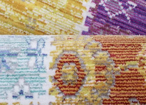 Koberce Breno Kusový koberec QUANTUM 1807 Patchwork, viacfarebná,80 x 150 cm