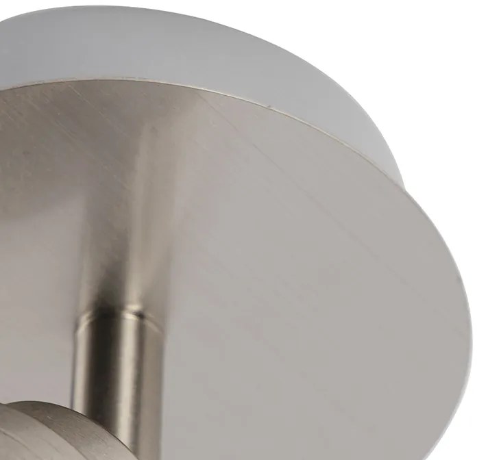 Moderné kúpeľňové bodové svetlo oceľ IP44 - Ducha