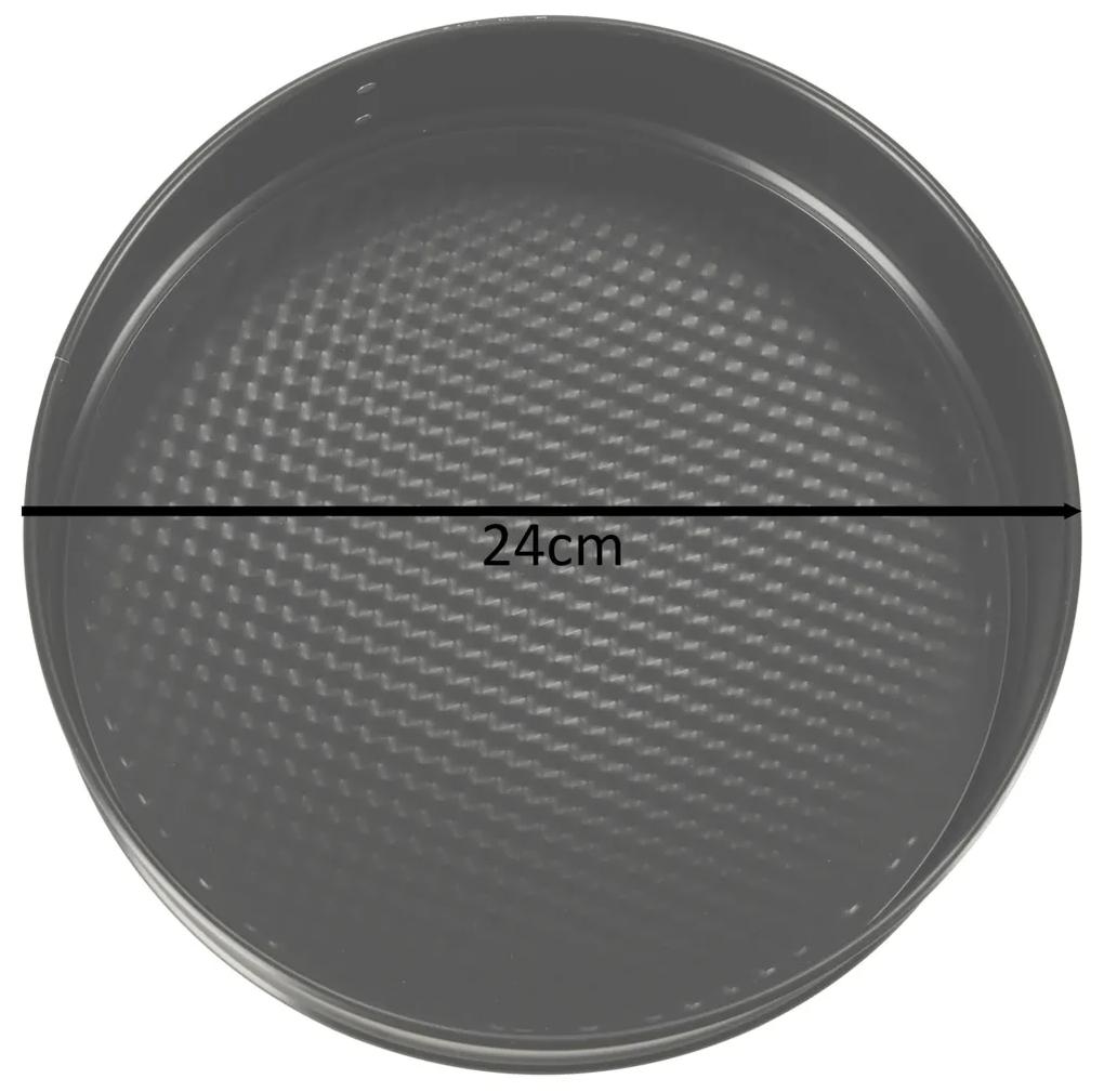 KIK KX4466 Pečicí forma s odnímatelným okrajem 24 cm černá AKCE