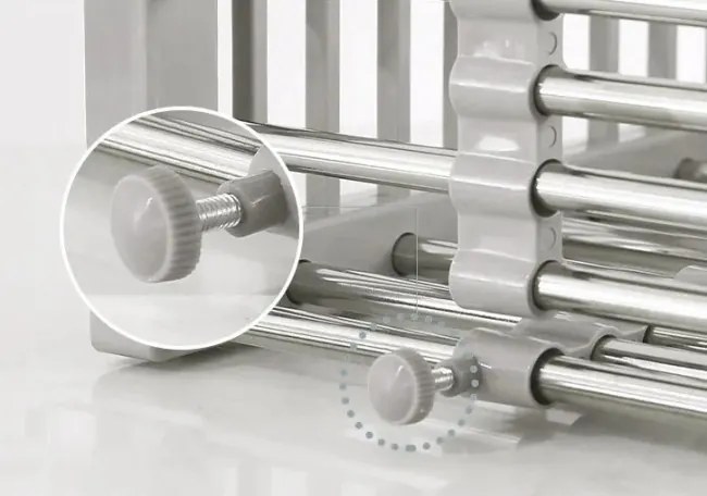 Teleskopický odkvapkávač 322101A sivý