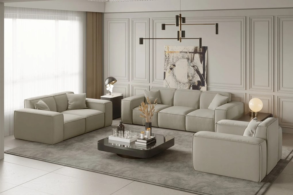 SEDACIA ZOSTAVA 3 + 2 + 1 LUCAS OPERA PEARL