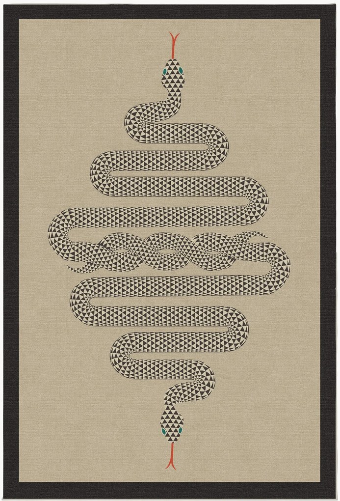 Umývateľný koberec's nízkym vlasom Venom by Jonathan Adler