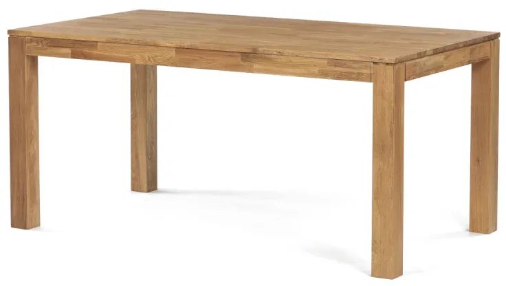 Stůl jídelní,160x90x75 cm, masiv dub, povrchová úprava olejem
