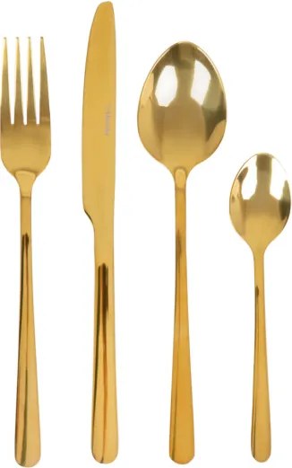 Súprava príborov B2LUGANO zlatá 24 ks 854267
