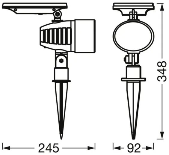 Osram - LED RGBW stmievateľná solárna lampa SMART+ SOLAR LED/0,6W/3,7V IP44