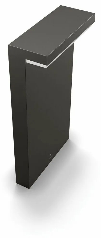 Philips Bustan UltraEfficient vonkajšie stĺpikové LED svietidlo 3,8 W 2700K 45cm, antracit