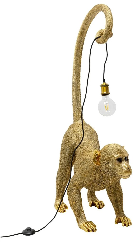 Monkey Dance stolová lampa zlatá 120 cm