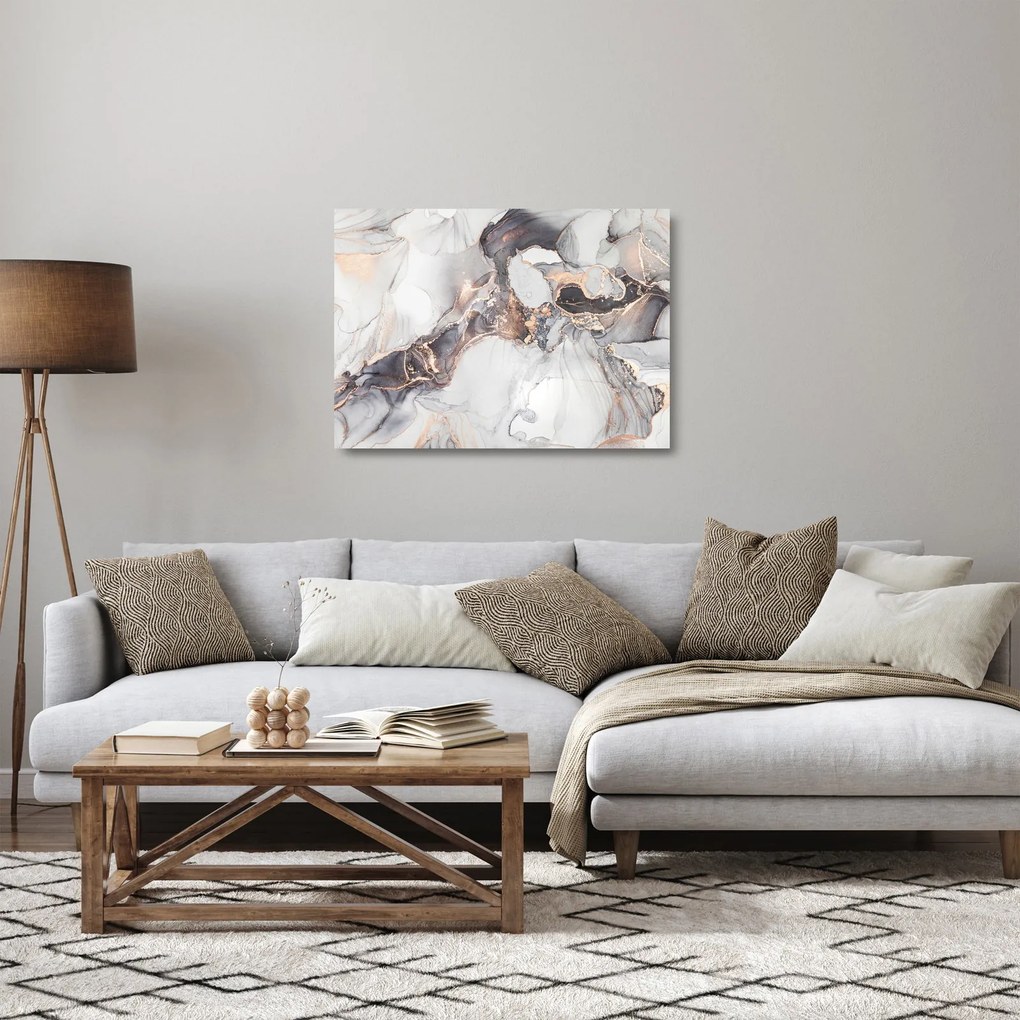 Sklenený obraz - Imitácia mramoru (70x50 cm)