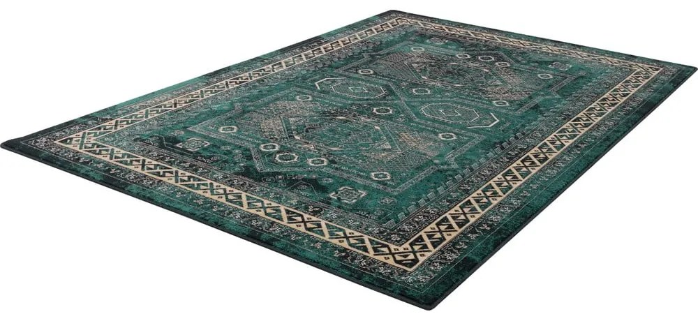 Vlnený koberec v petrolejovomodrej farbe 160x240 cm Mia – Agnella