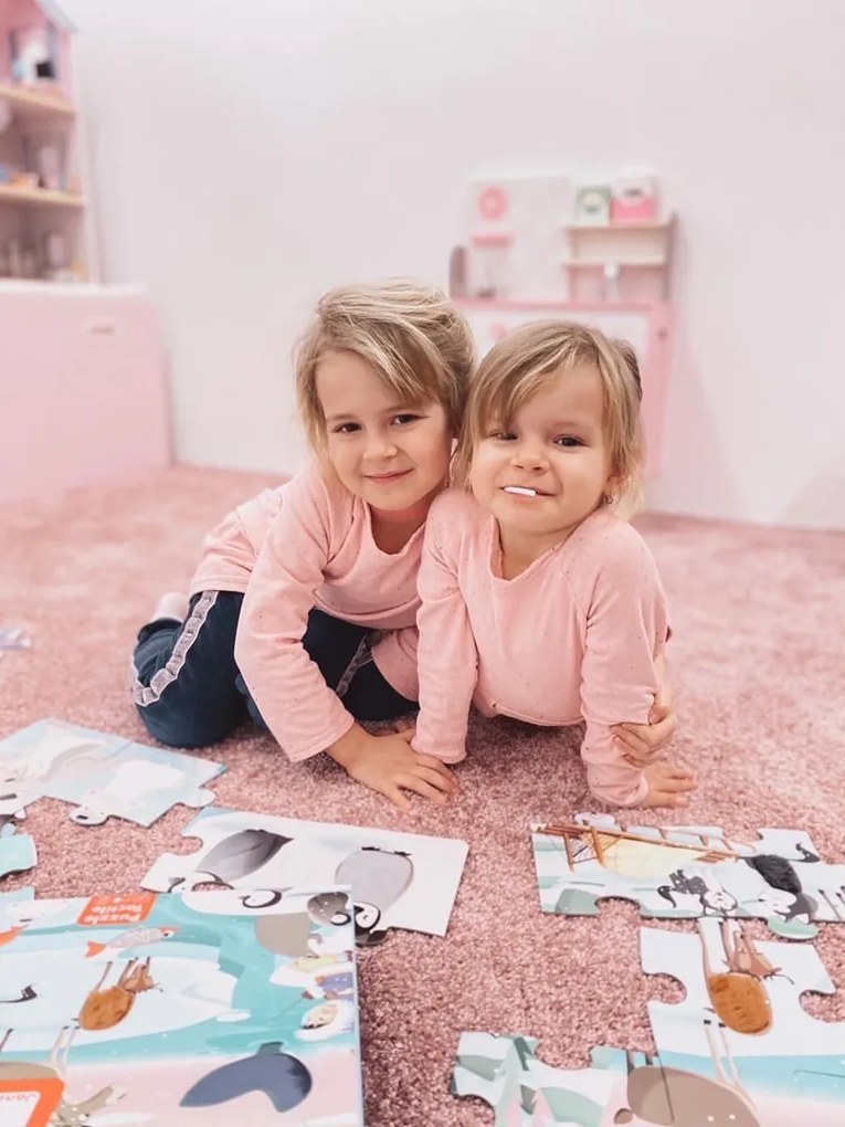 Puzzle dotykové Život na ľade - s textúrou 20 dielov