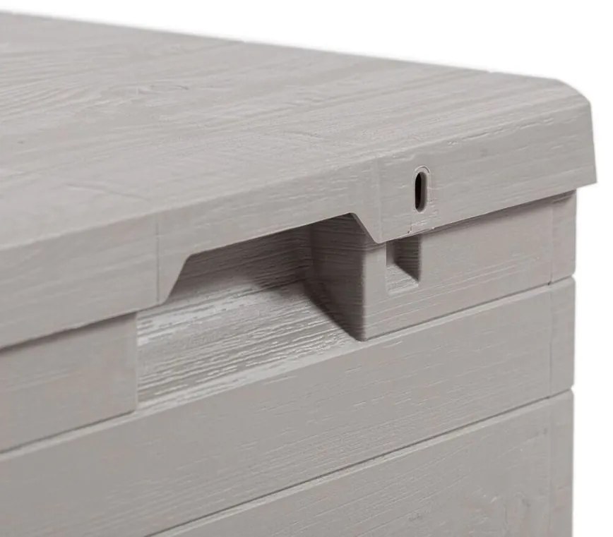 WOODYS záhradný plastový úložný box 90 L, svetlo šedá
