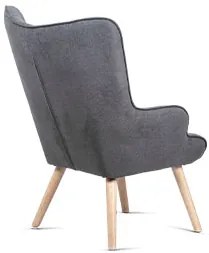 kreslo s podnožou ELDORA GREY