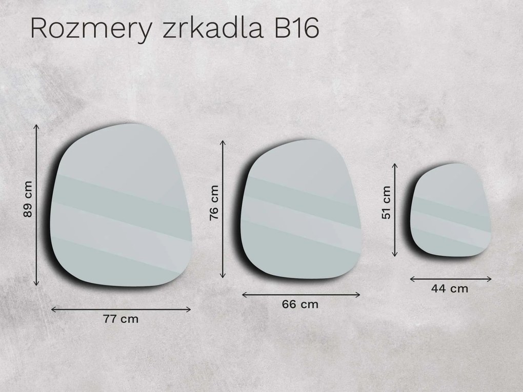 Zrkadlo Base B16 44×51