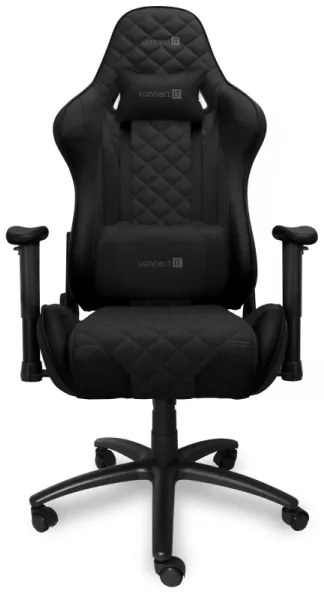 CONNECT IT CGC-1200-BK - Herná stolička Monaco Pro čierna