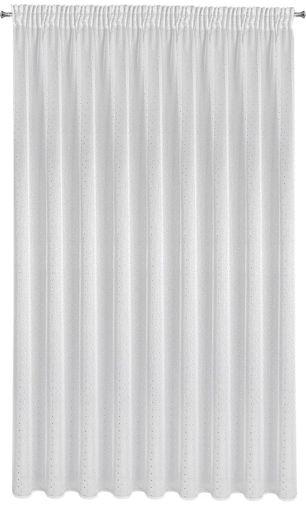 ZÁCLONA NA PÁSKE SIBEL 400X250 CM BIELA
