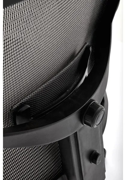 Kancelárska stolička ELMIR čierna/sivá